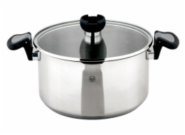 Hrnec s cedící poklicí nerez Aron 24 cm CS-060589