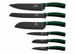 Sada nožů s nepřilnavým povrchem 6 ks Emerald Collection BH-2511