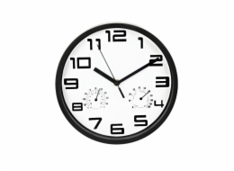 Nástěnné hodiny s teploměrem a vlhkoměrem 25 cm bílá KO-837362300bila Nástěnné hodiny s teploměrem a vlhkoměrem 25 cm bílá KO-837362300bila