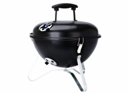 Přenosný gril na dřevěné uhlí s víkem 37 cm černá KO-C83000390