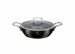 Pekáč s poklicí s titanovým povrchem 28 cm Shine Basalt Collection BH-6657