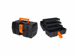 Kufr na nářadí s organizérem na šroubky 37 x 23 x 21 cm KO-Y98500080
