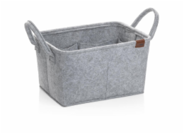 Koš Fay 35x25 cm filc světle šedá KL-24462
