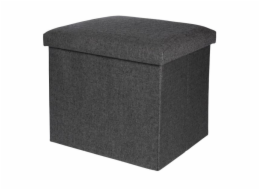 HOMESTYLING Taburet s úložným prostorem 38x38cm světlá šedá KO-170456120svse