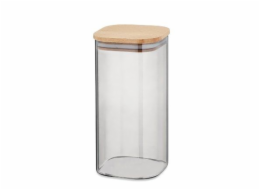 KELA Dóza skladovací sklo / dřevo NEA 1,5 l KL-10778