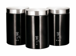 Dóza na potraviny sada 3 ks Royal Black Collection BH-6296