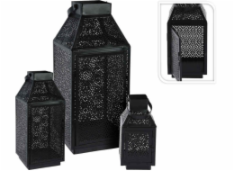 Lucerna na svíčku vzorovaná sada 3 ks 38/28/20cm KO-AAE331190