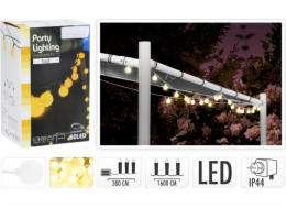 Světelný řetěz venkovní LED PARTY teplá bílá 80 LED KO-AX8779250