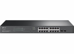 Switch TP-Link SG2218P Smart, 16x GLan s PoE+, 2x SFP, 150W, Omada SDN 