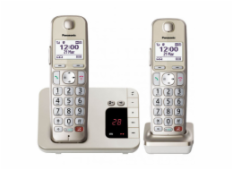 Panasonic KX-TGE262GN champagner mobilní telefon