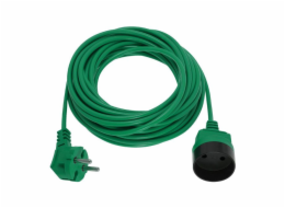 Prodlužovací kabel zahradní Elgotech 1 zásuvka bez uzemnění 20 m 2 x 1 mm zelená