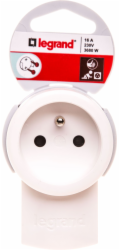 Zásuvka Legrand 2P+Z s držákem