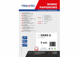 Papírové tašky Megatec SX03-2 15 l 5 ks