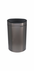Brabantia Mülleimer Touch Bin New,recycle, 23+10 L Platinum