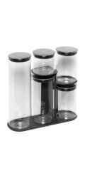 Sada skleněných úložných nádob Joseph Joseph Podium