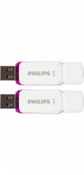 Philips USB 2.0 2-Pack      64GB Snow Edition Magic Purple FM64FD70D/00