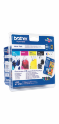 Cartridge Borther LC-980 sada inkoustů - černá, červená, žlutá, modrá