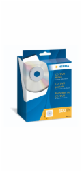 Herma CD/DVD Hüllen weiß 124x124 100 Stück selbstklebend     1140