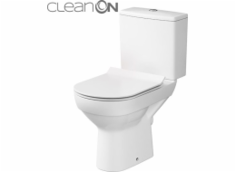 Cersanit City Rimless Slim WC kompaktní s volně padající deskou