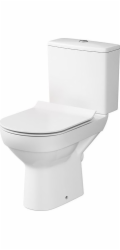 Cersanit City Rimless Slim WC kompaktní s volně padající deskou