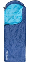 Spokey MONSOON Spací pytel mumie/deka modrý, pravé zapínání