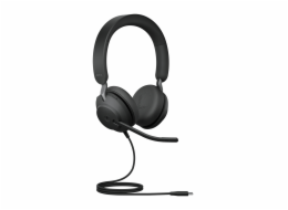 Jabra Evolve2 40 SE/Stereo/USB-C/Drát/MS/Černá