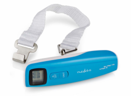 NEDIS digitální váha zavazadel/ max. zatížení 50kg/ modro-bílá