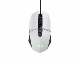 TRUST myš GXT 109W FELOX Gaming Mouse, optická, USB, bílá