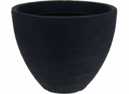 Květináč žebrovaný 40 x 31 cm antracit KO-Y54191280