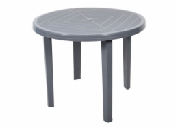 Opálový kulatý stůl phi 90 cm šedá