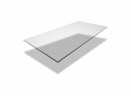 Masivní polykarbonátová deska 2 mm 100 x 50 cm průhledná