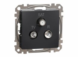 R-TV-SAT Schneider Elektrická zásuvka Sedna Design&Elements antracit