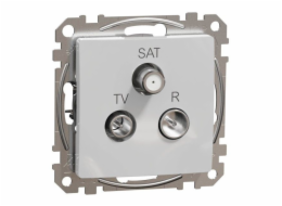 R-TV-SAT Schneider Elektrická zásuvka Sedna Design&Elements hliník