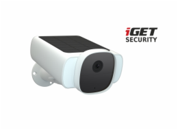 iGET SECURITY EP29 White - venkovní solární bateriová FullHD kamera, zvuk, bílá