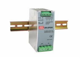 MEANWELL - DR-UPS40 - Průmyslový napájecí zdroj 24V 2A na DIN lištu se zálohovací funkcí