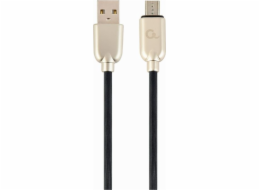 Gembird USB-A - microUSB kabel 2 m černý (CC-USB2R-AMmBM-2M)