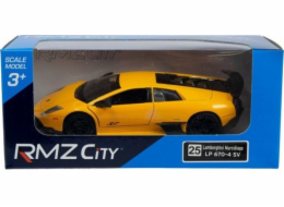 Kovový model RMZ Lamborghini Murcielago žlutá