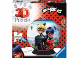 Puzzle 3D 72 elementy Kula Miraculous