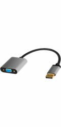 LOGILINK CDA0109 DisplayPort adapter DP/M to VGA/F 1080p/60Hz aluminium black/grey 0.15m