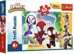 Puzzle 60 dílků Ve světě Spideyho Spidermana