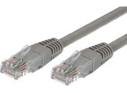 Kabel Patchcord miedziany kat.6 RJ45 UTP 3m. szary