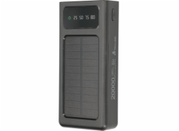 Extralink EPB-092 20000mAh Black | Power Bank | Solar Power bank  USB-C