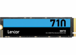 Lexar SSD NM800PRO PCle Gen4 M.2 NVMe - 2TB (čtení/zápis: 7500/6300MB/s) - Heatsink, černá