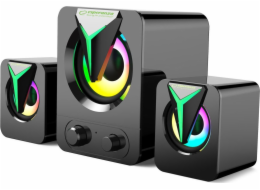 Esperanza EGS107 Speakers 2.1 USB LED 5 W Black