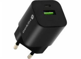 CHARGER everActive GaN SC-390QB 30W 1xUSB-C 1xUSB-A PD PPS