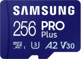 Samsung micro SDXC karta 256GB PRO Plus + USB adaptér