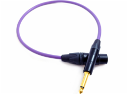 Melodika Jack 6,3 mm - xlr 8m fialová