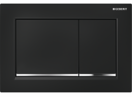 Geberit Omega 30 splachovací tlačítko pro WC, černé (115.080.KM.1)