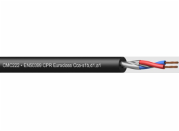 Kabelový prokab prokab CMC222 -CCA/1 Vyvážený mikrofonní kabel - Flex 2 x 0,34 mm2 - 22 AWG - EN50399 CPR EUR