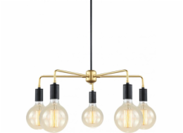 Hanging Lamp Ilux Malene Industrial Gold (MDM3386/5 BK+GD)